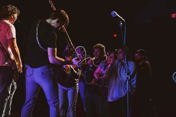Students attend campus concert