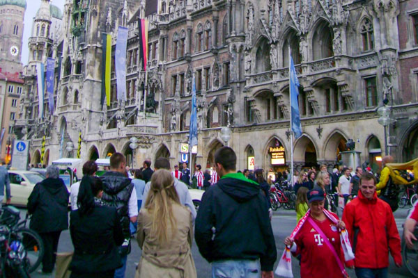 Students in German city