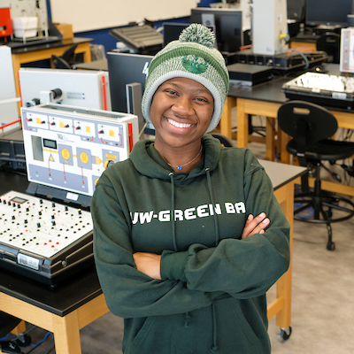 Amiyah Jones, UW-Green Bay biology student