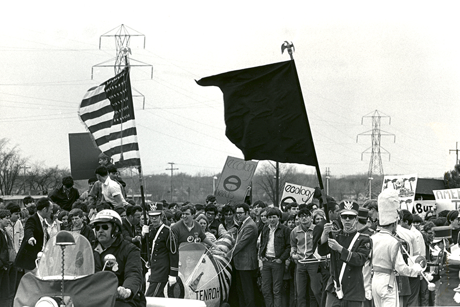 1970's environmental activism scene