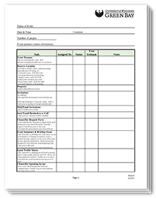 downloads uw green bay event planning checklist