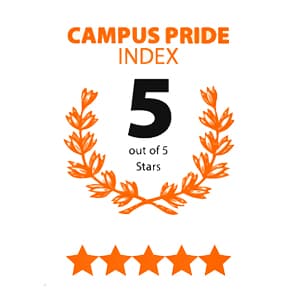 Campus Pride Index 5/5 stars