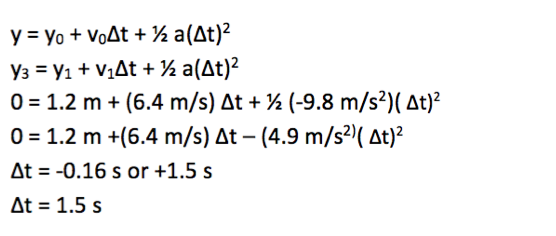 1 D Kinematics Problem Ball Thrown Straight Up Physics University Of Wisconsin Green Bay