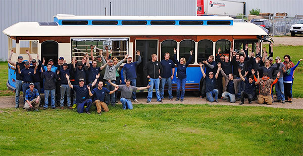 Hometown Trolley Group Photo