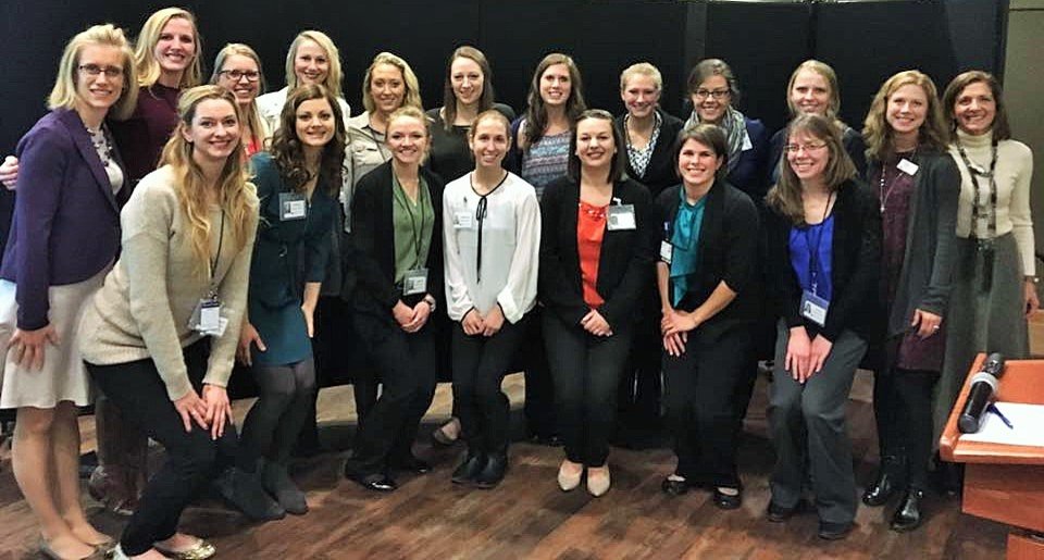 UWGB Intern Class 2016-2017 with Director Laura Rowell and teaching supervisors Michelle Johnson and Susie Blascyk.