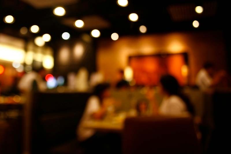 Restaurant blur background