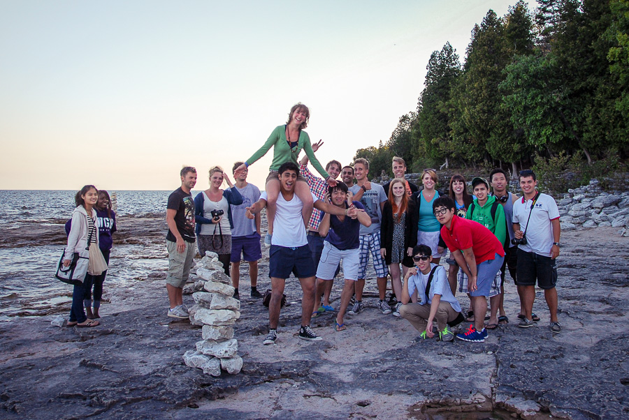 UWGB International student trip to door county