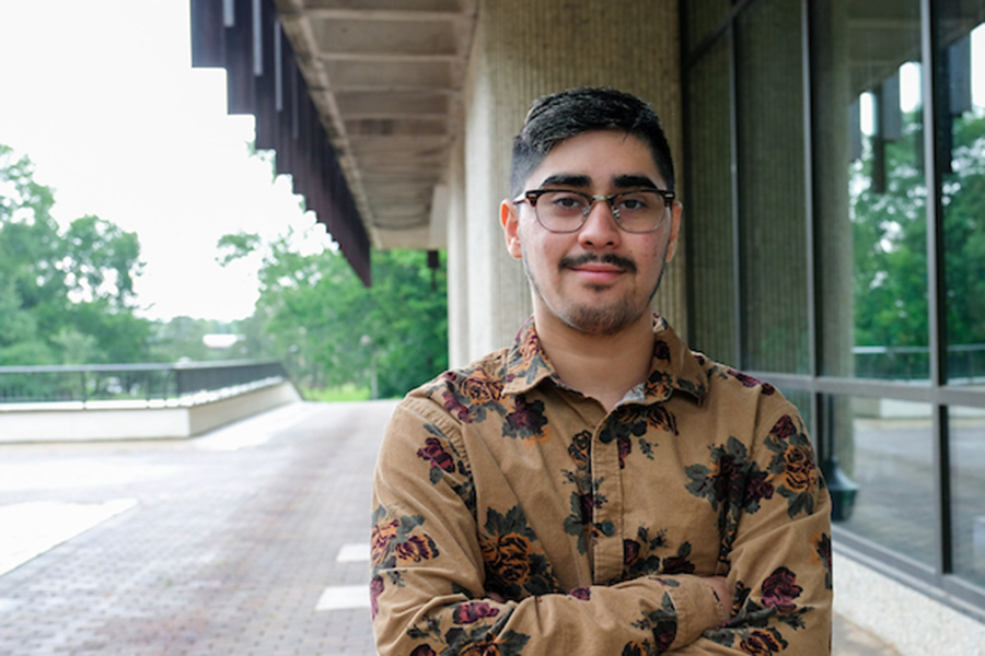 UW-Green Bay student Rolando Sandoval