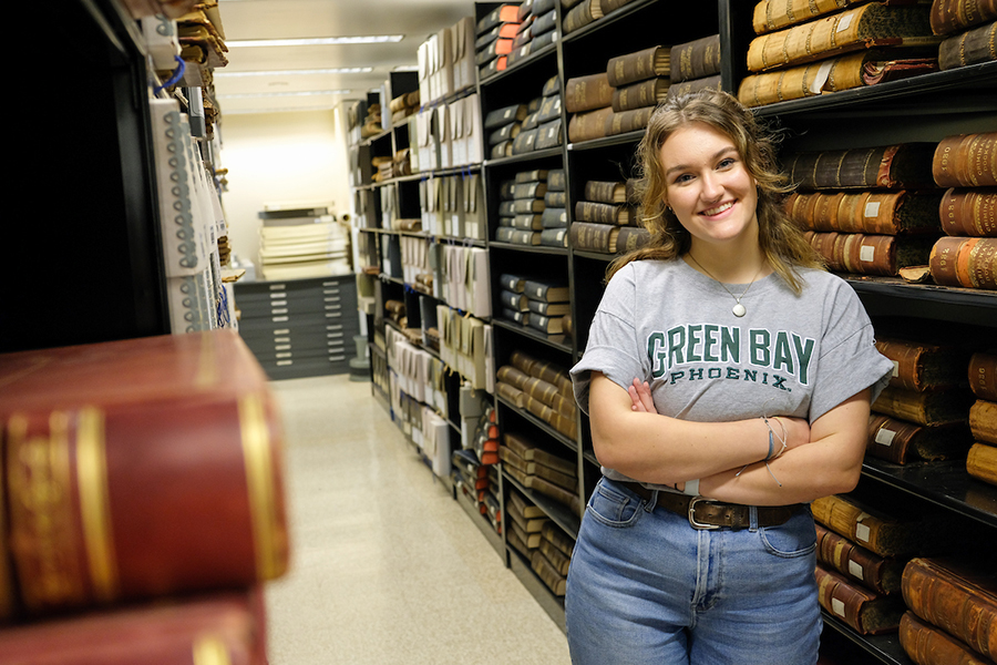 UW-Green Bay student Emily Nelson.