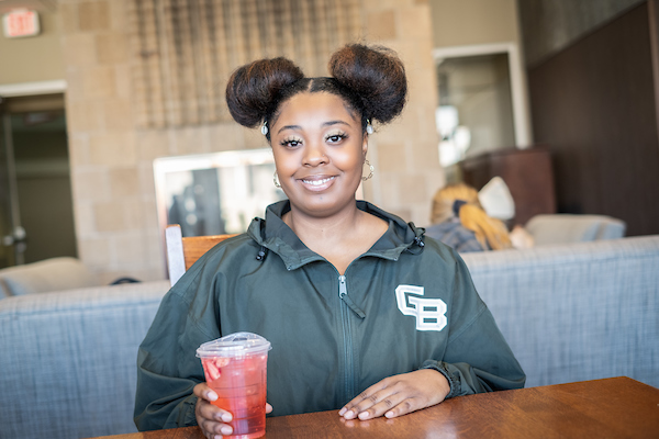 UW-Green Bay student Rania Jones - nursing major.
