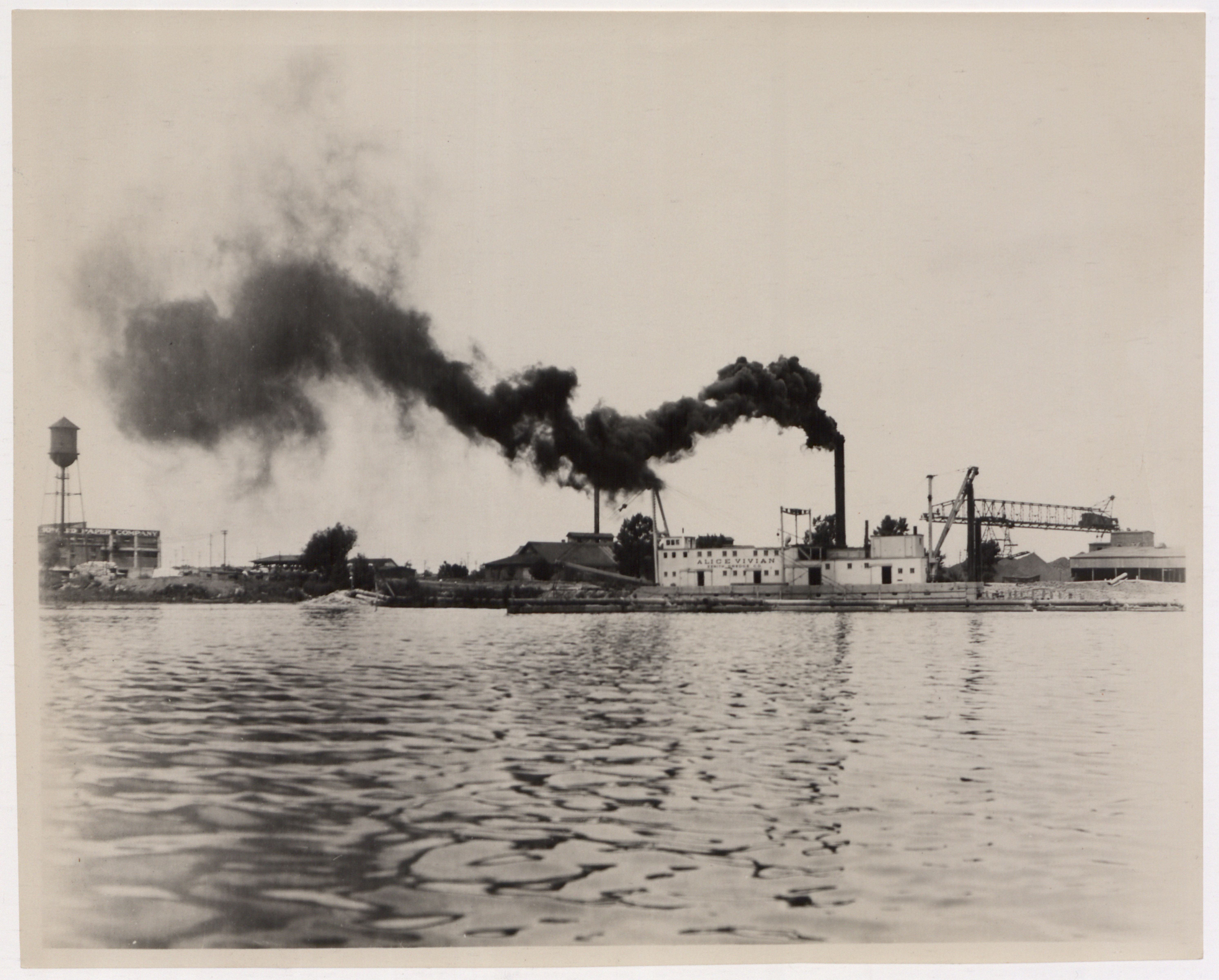 Fort Howard Company along the Fox River, 1927