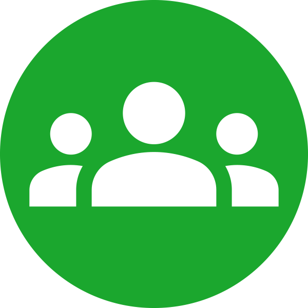 people icon in circle