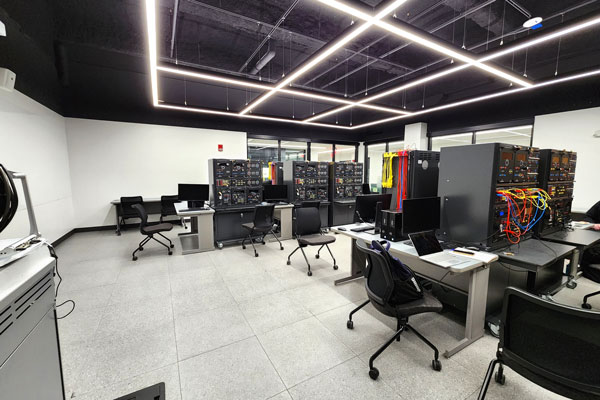 Inside view of electrical machines in the UW Green Bay TEAM lab