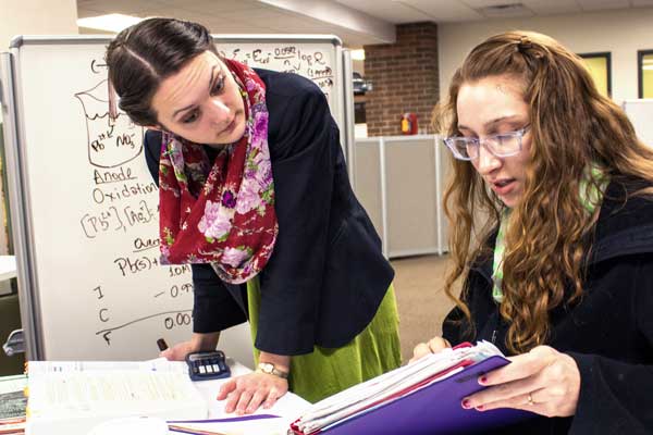 Student attends tutoring session