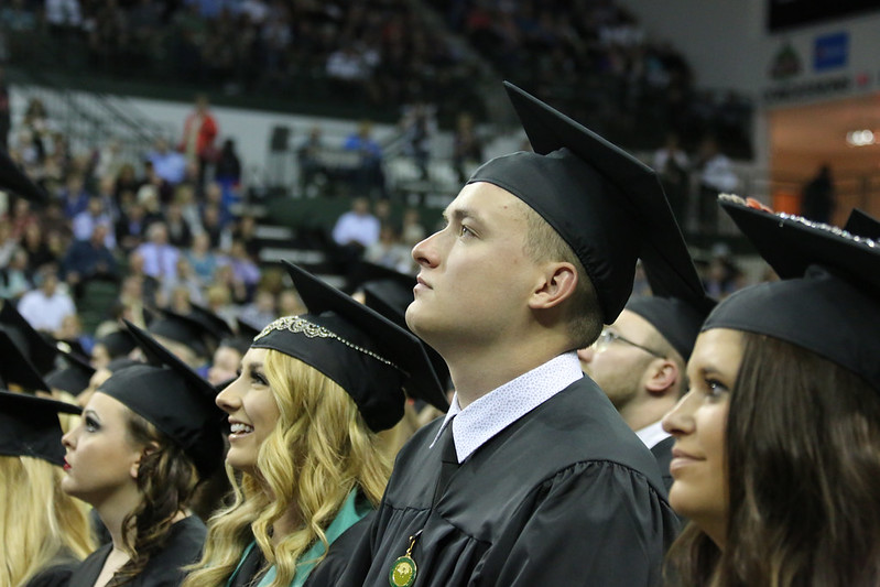 Group of students at graduation