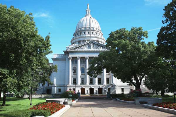 Capitol Building in Madison, Wisconsin