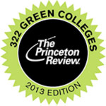 Princeton Review’s Guide to 322 Green Colleges: 2013 Edition award