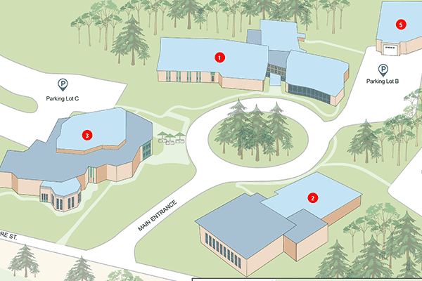 Marinette Campus Map