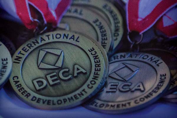 Collegiate DECA medals