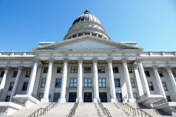 Exterior view of government building