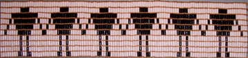 Six Nations Wampum belt replica created by Forrest Brooks