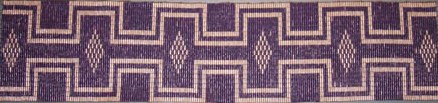 Oneida Nation Wampum belt replica created by Forrest Brooks