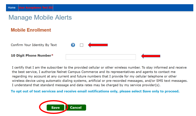confirm your identiy step screenshot
