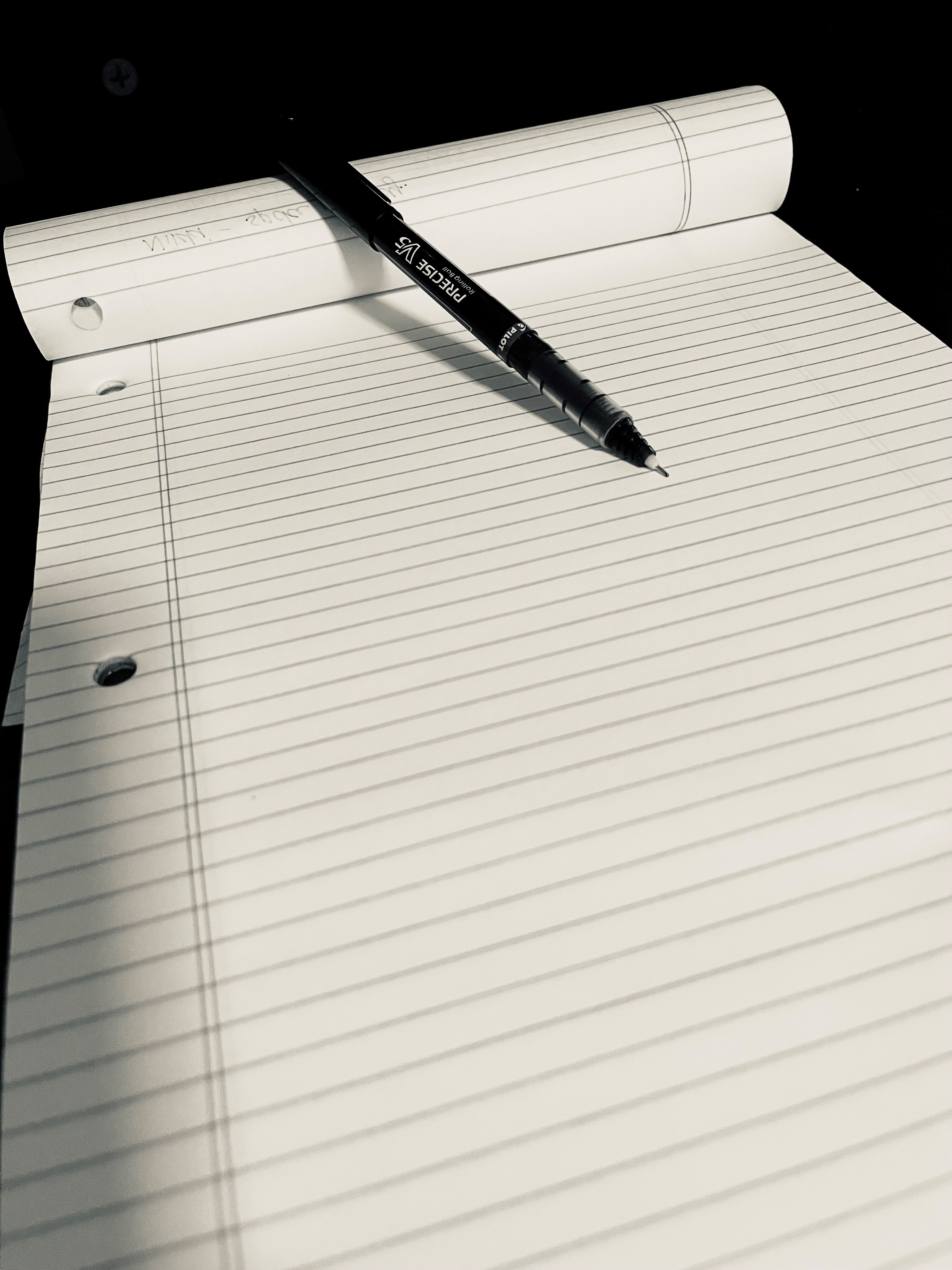 Notebook with pen