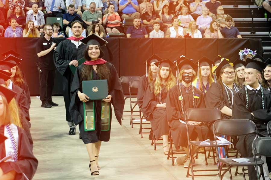 UWGB holds diploma at graduation