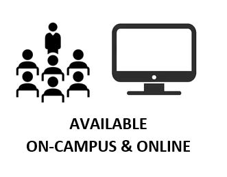 Available On-campus & online