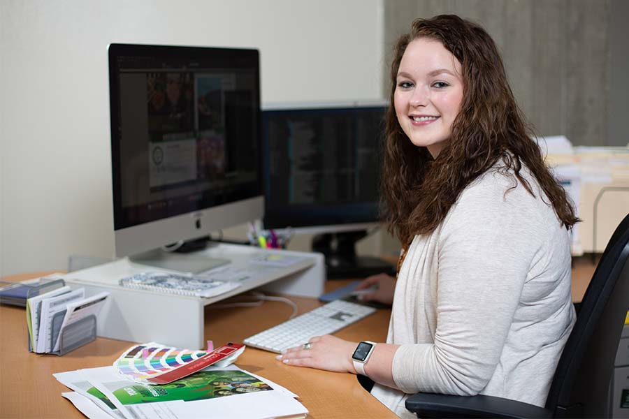 Kady Jordan UW-Green Bay Graphic Design Intern