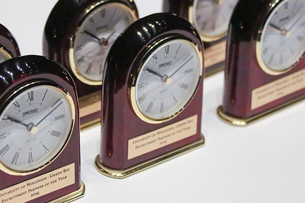 Recruitment partner of the year clocks