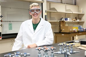 Man in a lab coat