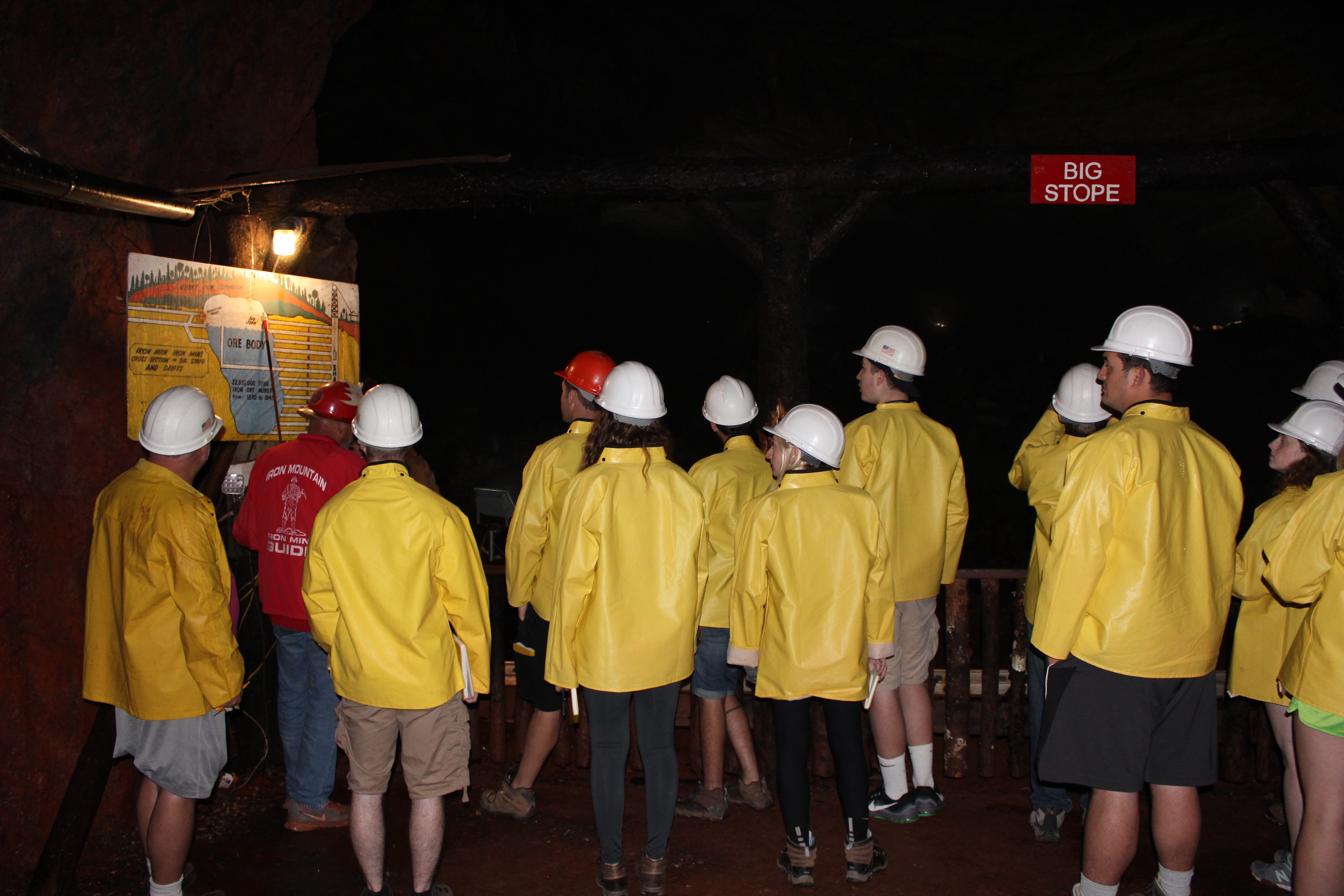 Iron mine tour