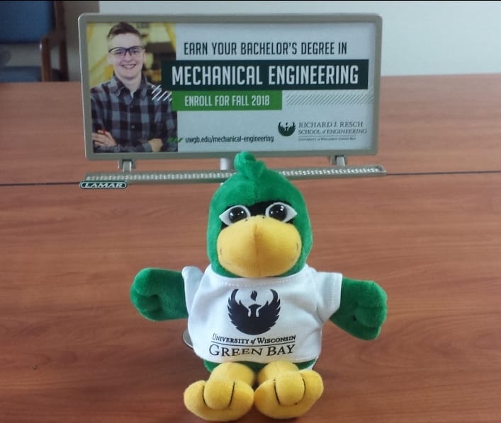 Sign for Mechanical Engineering major