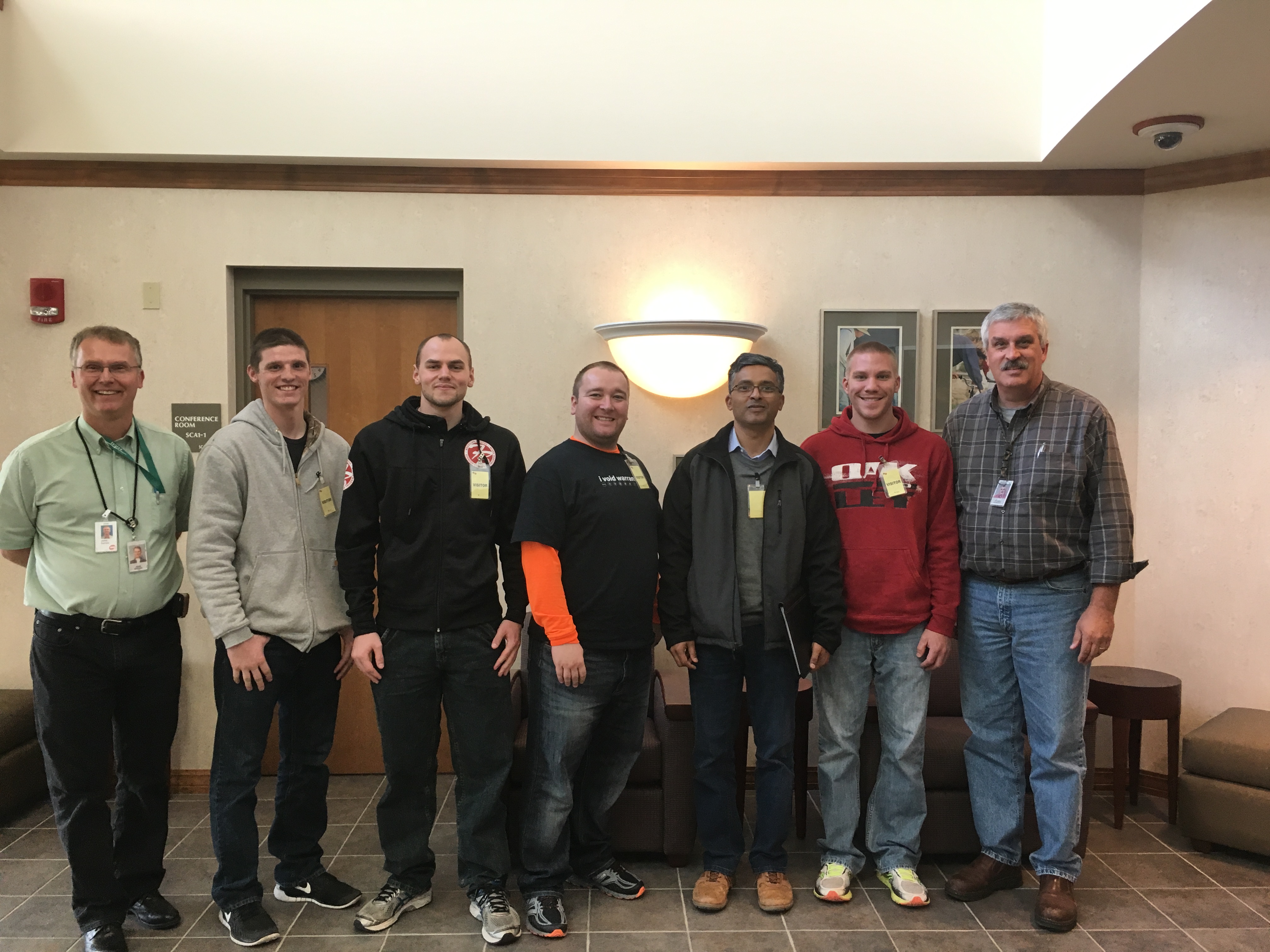 Students touring WPS Corporation