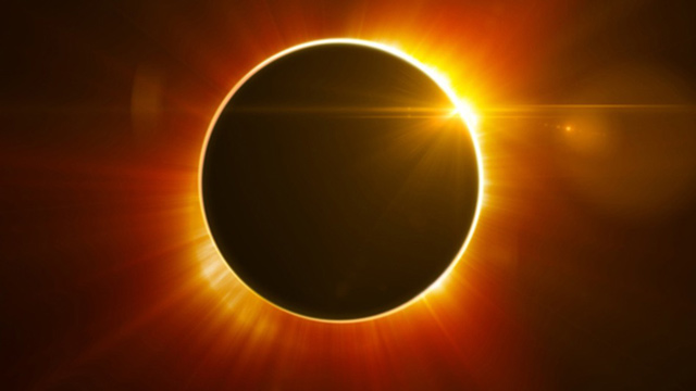 Solar eclipse image