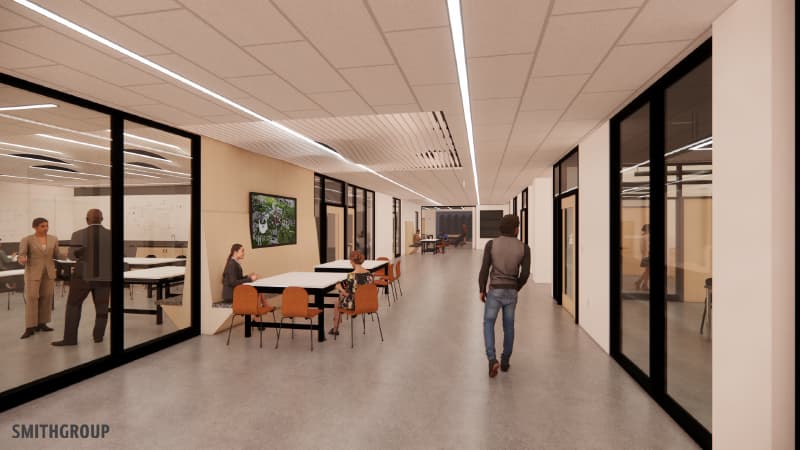 electronics lab rendering