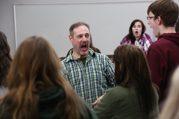 Professor leads Taming of the Shrew class reading