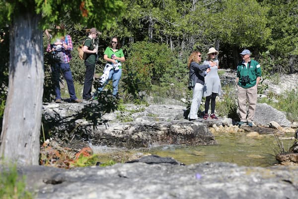 Students visit Toft Point Natural Area