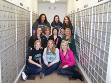 student resident mail room