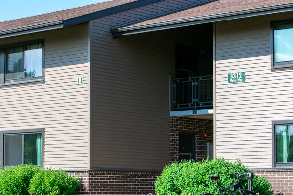 Traditional appartment buildings exterior