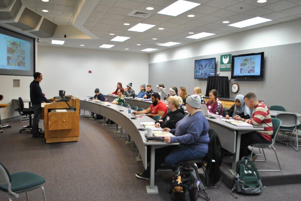 Distanced education classroom