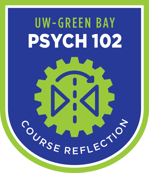 Course Reflection Badge example