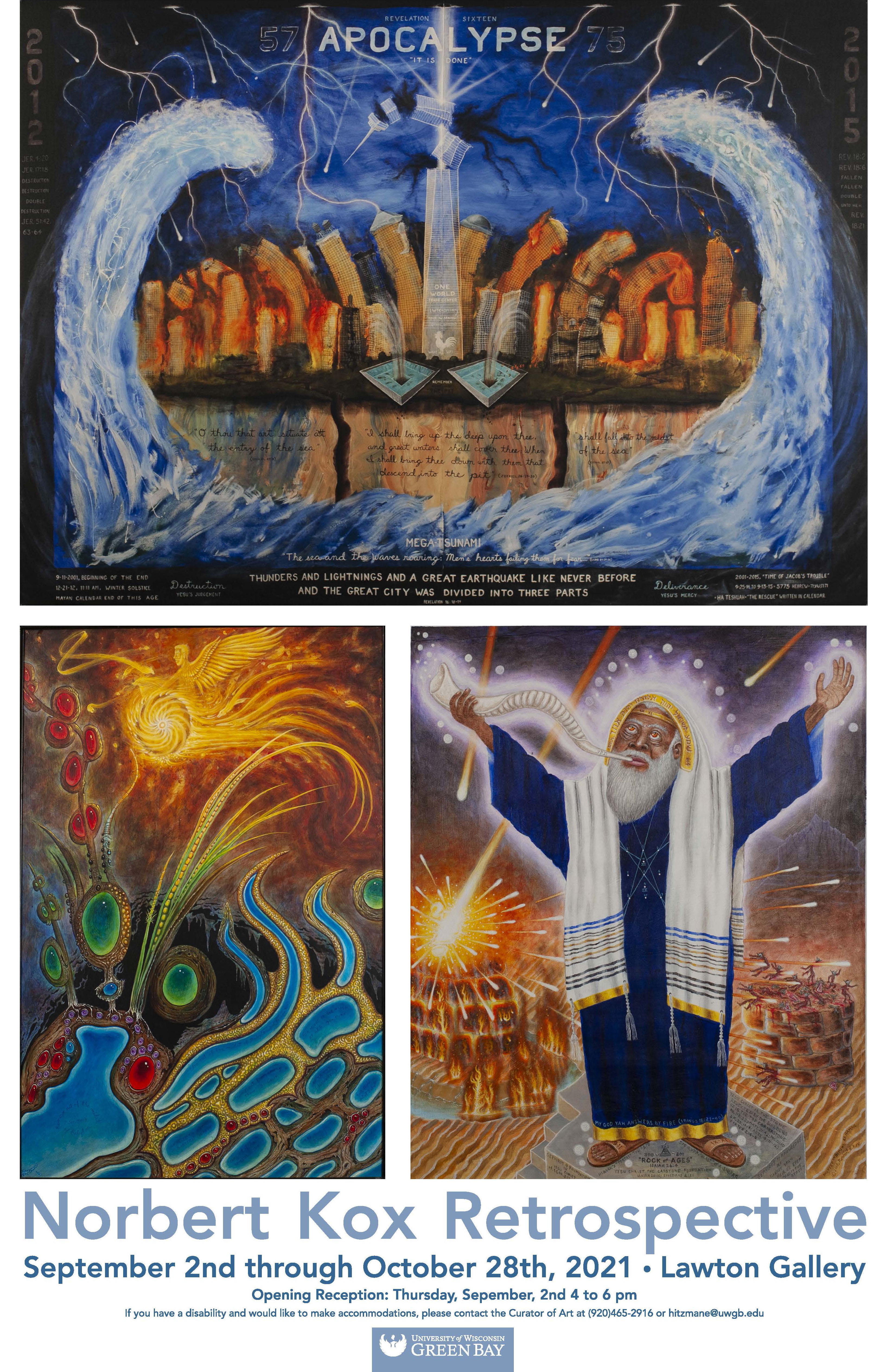 A collection of Norbert Knox artwork