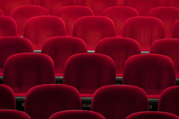 Empty theatre seats