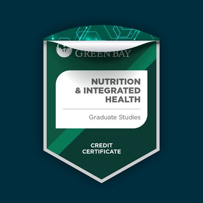 Digital badge showing data inside