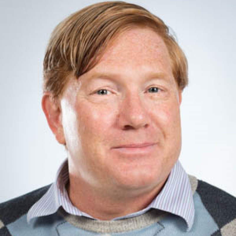 Presenter Derek Jeffreys