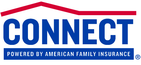 Logo for connect powered by american family insurance