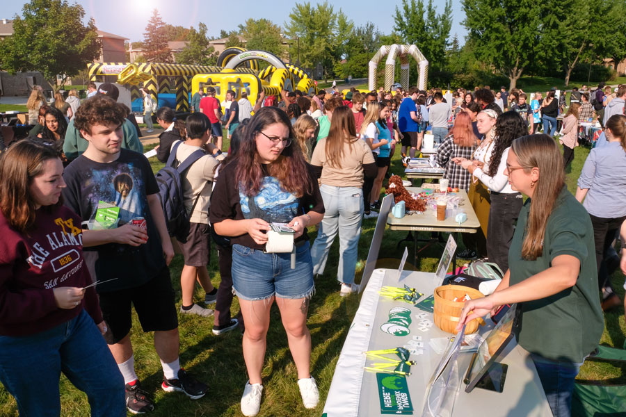 UW-Green Bay students attend Org Smorg